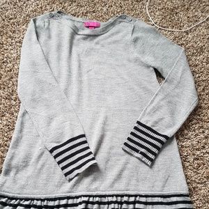 t/o girls light sweater dress/tunic